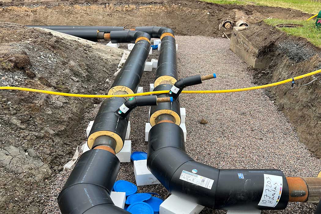 Fjärrvärmeledning