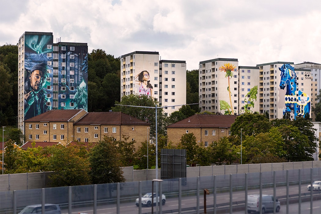 Muralmålningar oluff nilssons väg