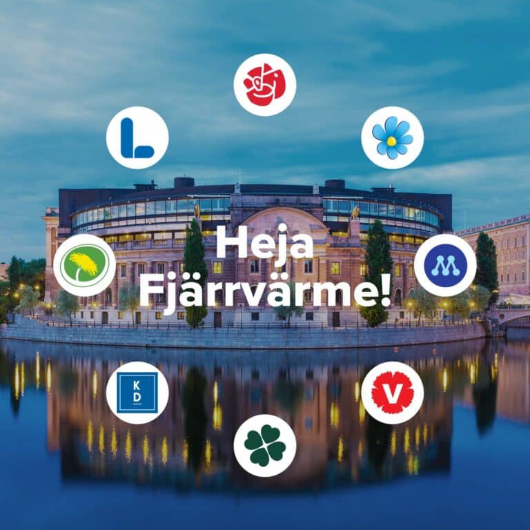 Vad tycker riksdagspartierna om fjärrvärme?